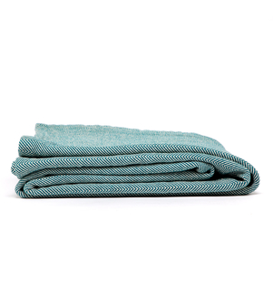 NIDRA bavlnená deka na jogu - petrol