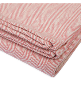 NIDRA bavlnená deka na jogu - červená