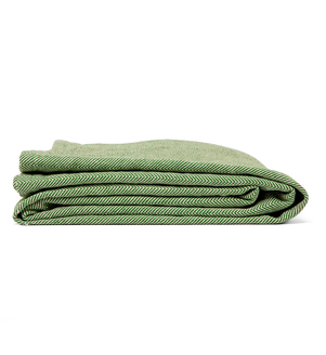 NIDRA bavlnená deka na jogu - olivová