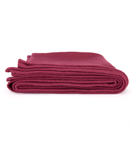 SHAVASANA bavlnená joga deka - červená
