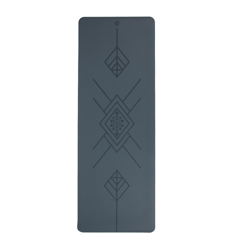 PHOENIX Tribalign matná modrá - kaučuková podložka na jogu